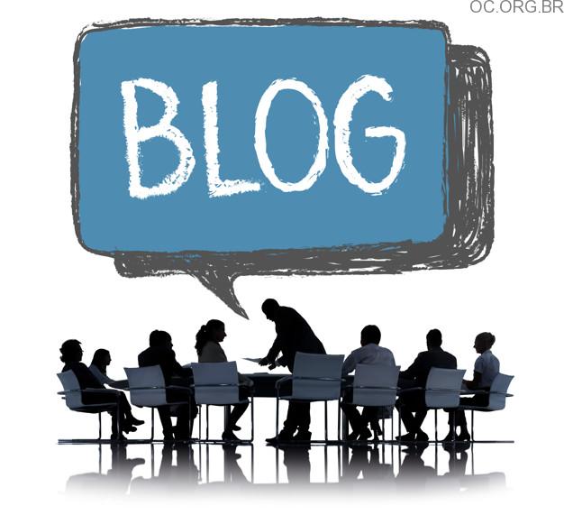 pessoas conversando sobre blog